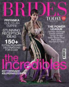 Priyanka Chopra cover girl for Brides Today Magazine March 2018 edition