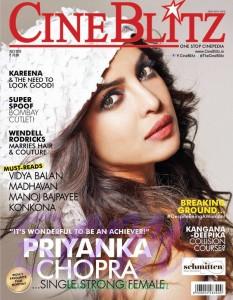 Priyanka Chopra cover girl for Cine Blitz magazine July 2015 issue