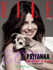 Priyanka Chopra cover girl for ELLE Magazine March 2018 edition