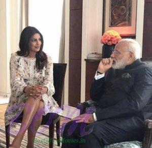 Priyanka Chopra meeting with Honorable Prime Minister Narendra Modi