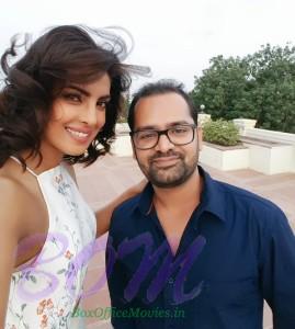 Priyanka Chopra lovely selfie with Raghuvendra Singh