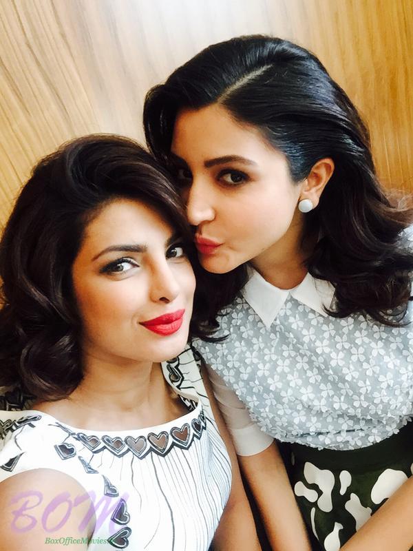 Priyanka Chopra selfie with Anushka Sharma