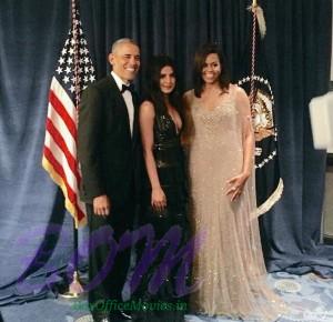 Priyanka Chopra with Barack Obama and Michelle Obama
