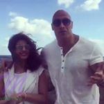 Priyanka Chopra with the Rock just before shooting for Baywatch