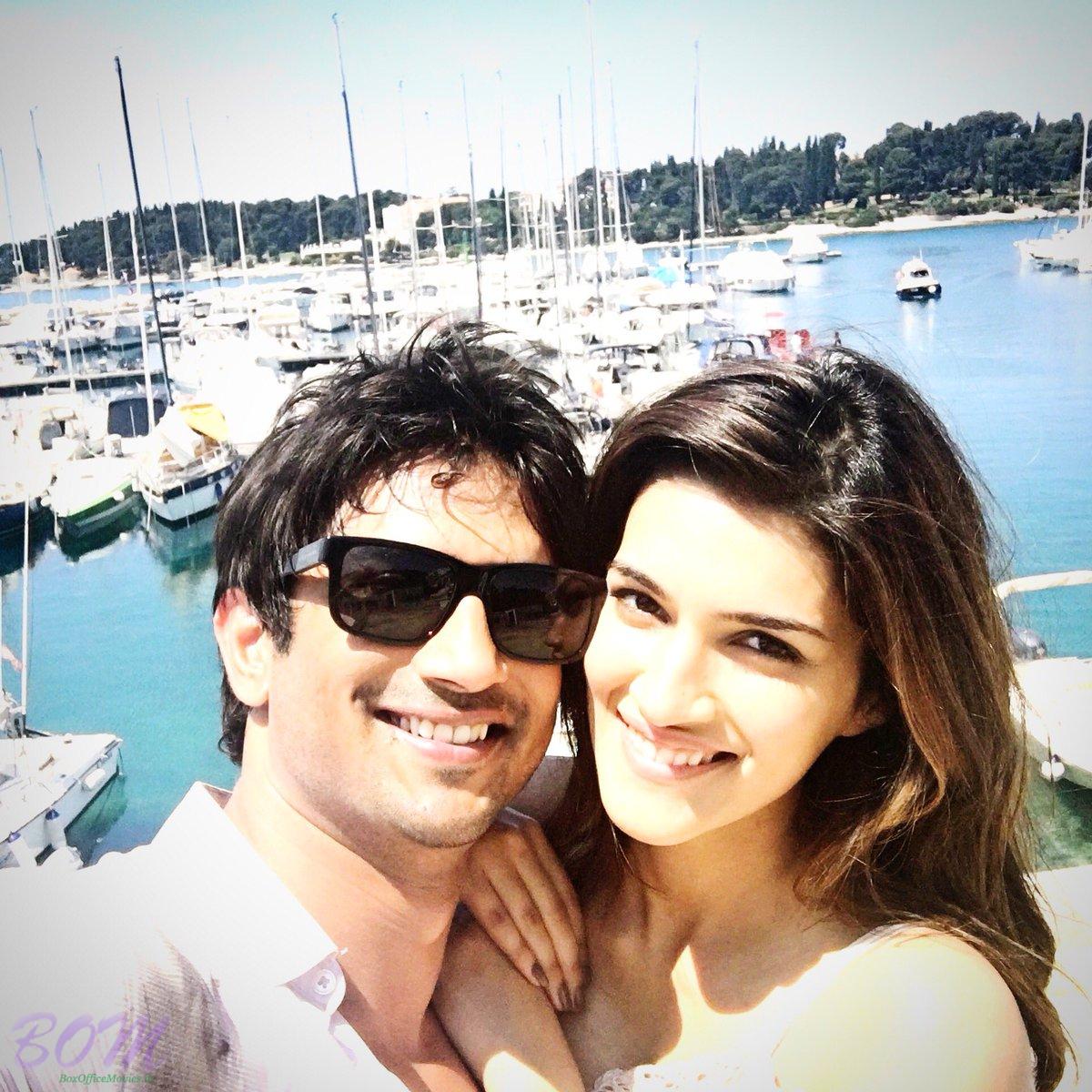 Raabta selfie of Sushant Singh Rajput with Kriti Sanon