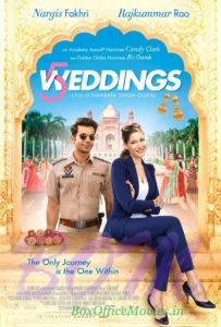 Rajkummar Rao and Nargis Fakhri starrer 5 Weddings movie poster
