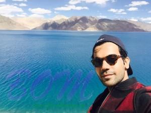 Rajkummar Rao selfie from Ladakh