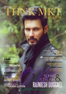 Rajniesh Duggall on the cover page of THNK MKT Magazine oct 2015 issue