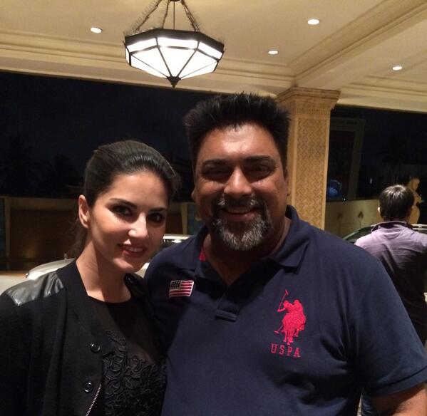 Ram Kapoor says he is Super Excited to be working with Sunny Leone - 'Here's a pic of me with my next costar the one and only Sunny Leone'