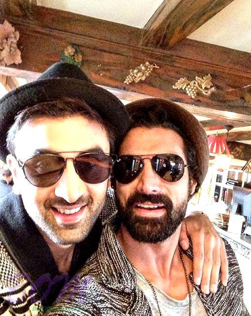 Ranbir Kapoor selfie on the sets of Ae Dil Hai Mushkil in Paris