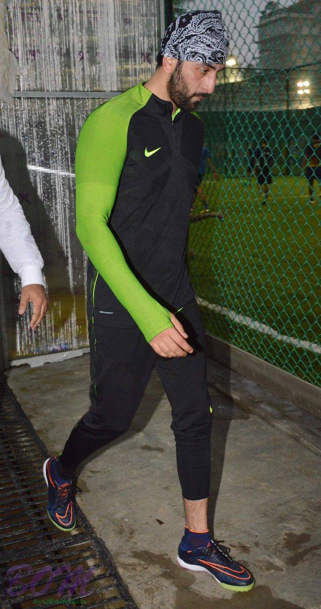 Ranbir Kapoor looks dashing in this athletic attire