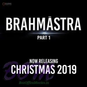 Ranbir Kapoor starrer Brahmastra is set to release on 25 Dec 2019