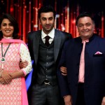 Ranbir Kapoor with Mother Neetu Singh and Dad Rishi Kapoor