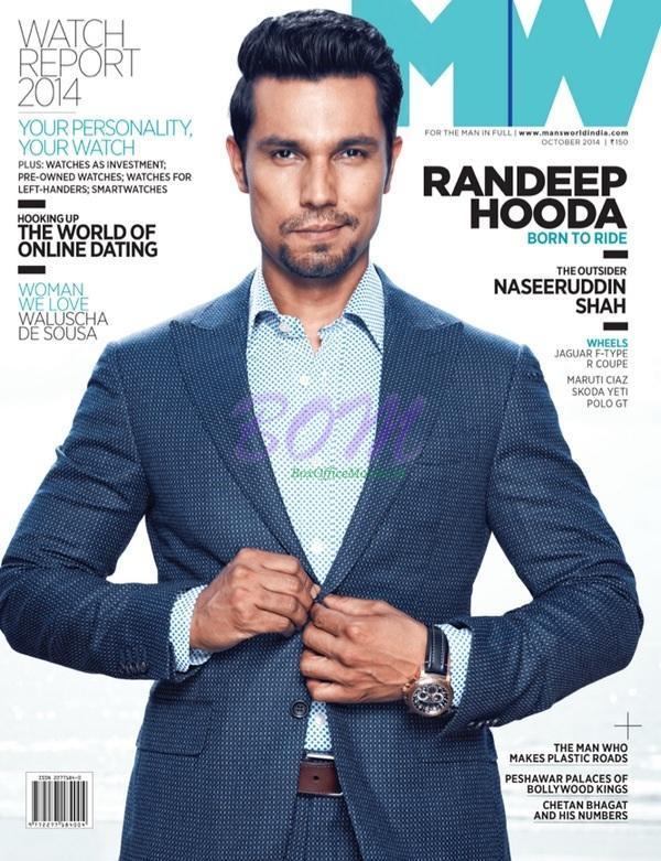 Randeep Hooda looking dapper on the cover of Man's World