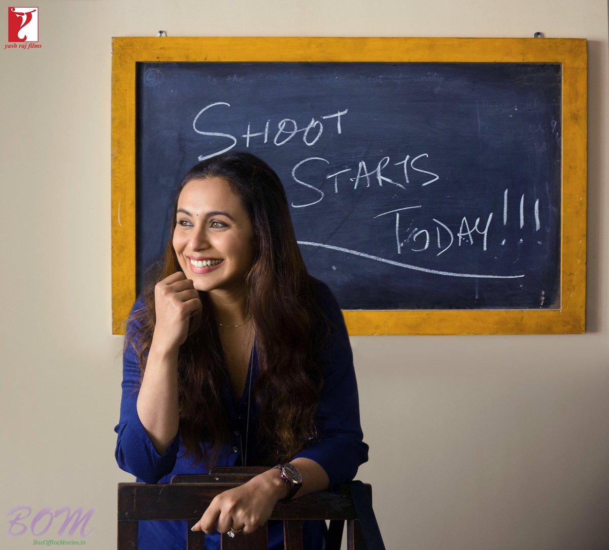 Rani Mukerji starts shooting for Yash Raj's next Hichki