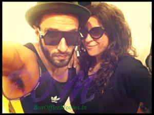 Ranveer Singh selfie with Zoya Akhtar