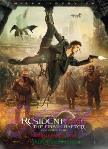 Resident Evil The Final Chapter Movie Poster