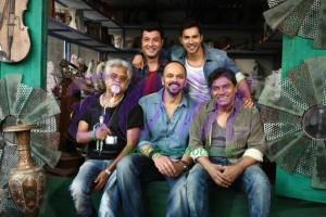 Rohit Shetty, Varun Dhawan, Johnny Lever and Sanjay Mishra kickstart day one of Dilwale