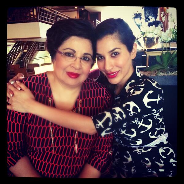 SOPHIE CHOUDRY with her great mother