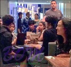 Shahrukh During an outing with his children