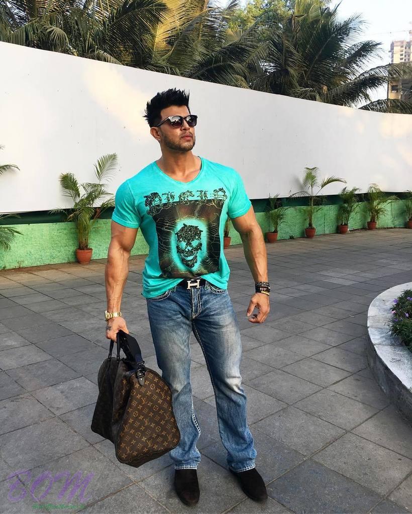 Sahil Khan during a Delhi visit in Dec 2016