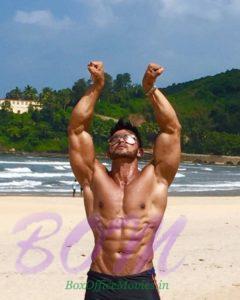 Sahil Khan hands style during a pose