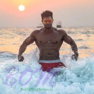 Sahil Khan on the beach