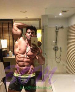 Sahil Khan selfie just before a healthy shower