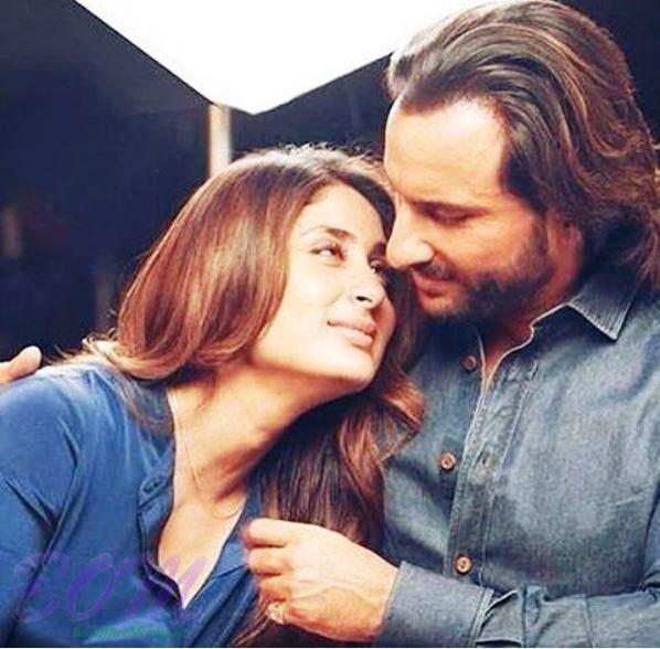 Saif Ali Khan and Kareena Kapoor cute pic together