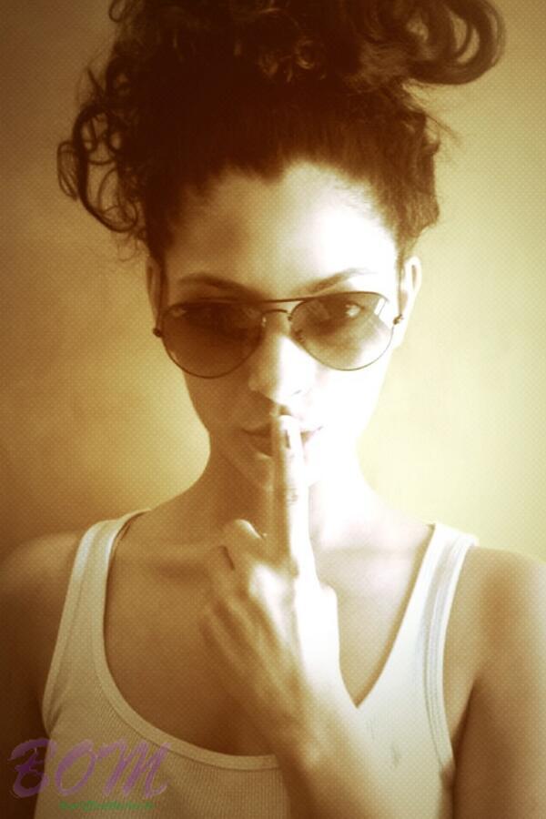 Saiyami Kher just after voting