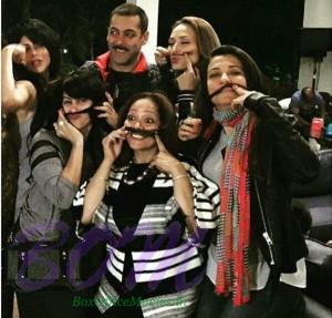 Salman Khan quirky picture with Iulia Vantur and others