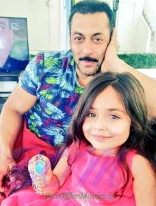 Salman Khan with a cute little girl