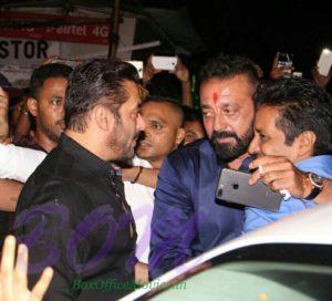 Sanjay Dutt and Salman Khan meeting on Ganapati 2017 after so long