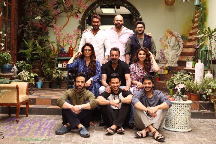 Sanjay Dutt visits the sets of Golmaal Again