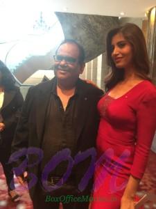 Satish Kaushik with Manasavi Mamgai at the rotary club event