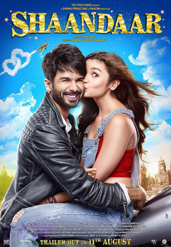 Shaandaar movie poster announcing the relesae date of trailer