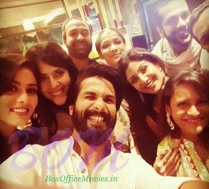 Shahid Kapoor cutest selfie with wife and other celebs