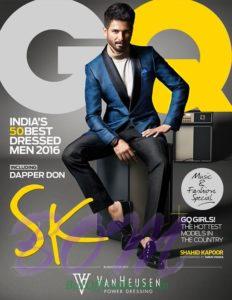 Shahid Kapoor on GQ India Magazine cover page on June 2016