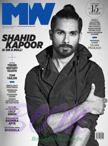 Shahid Kapoor on the cover page of Mans World April 2015 Issue