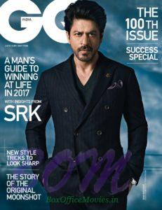Shahrukh Khan Cover Boy for GQ India January 2017 issue