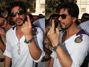 Shahrukh Khan Voting Picture