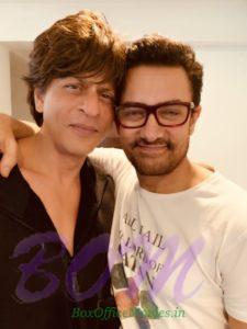 Shahrukh Khan and Aamir Khan latest picture on 31 Oct 2018