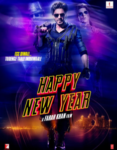 Shahrukh Khan in another poster of movie Happy New Year - Charlie coming soon