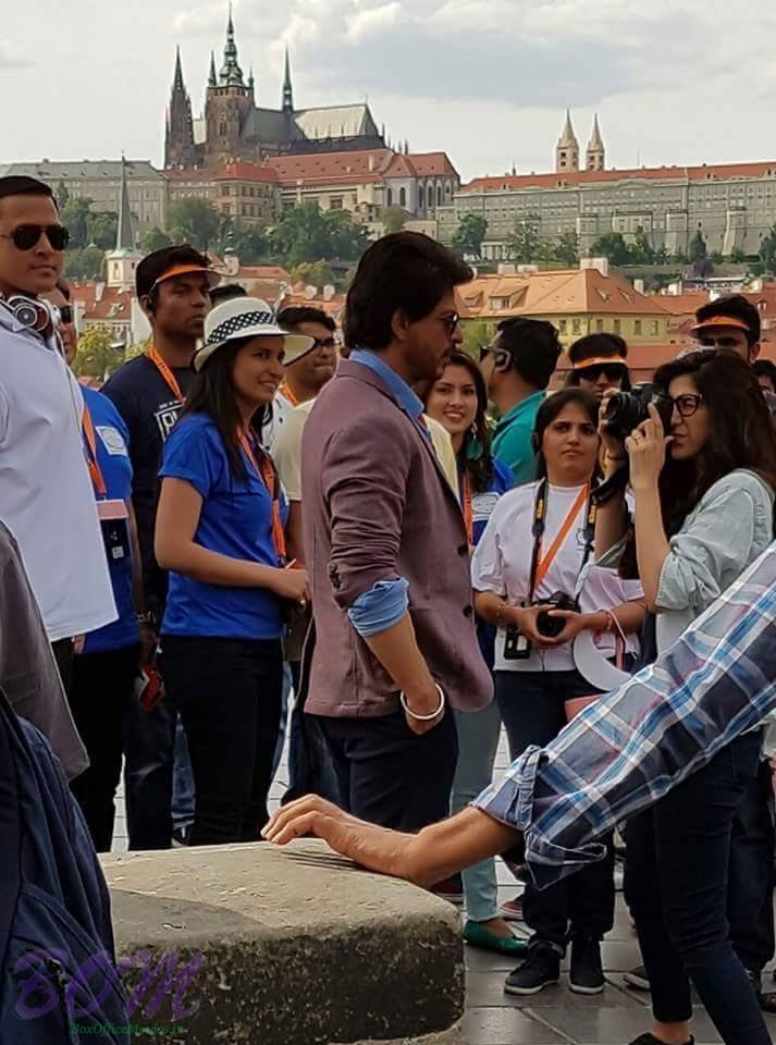 Shahrukh Khan on the sets of upcoming movie The Ring
