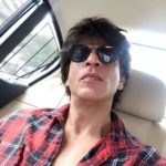 Shahrukh Khan selfie after a shoot of his upcoming movie by Anand L Rai