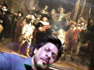 Shahrukh Khan selfie from awesome Rijks Museum