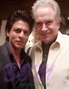 Shahrukh Khan selfie with Warren Beatty