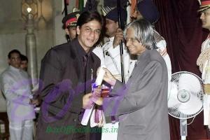 Shahrukh Khan with former President Dr. APJ Abdul Kalam