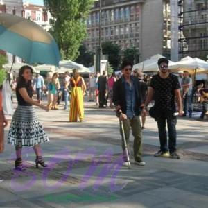 Shahrukh and Kajol Dilwale movie shooting - Day 1