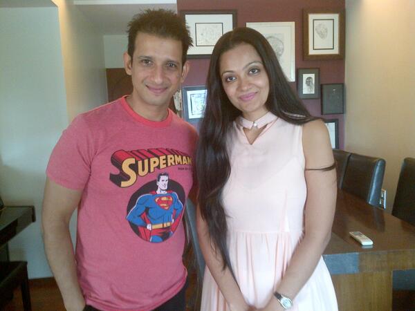 Sharman Joshi with Sheena Chohan